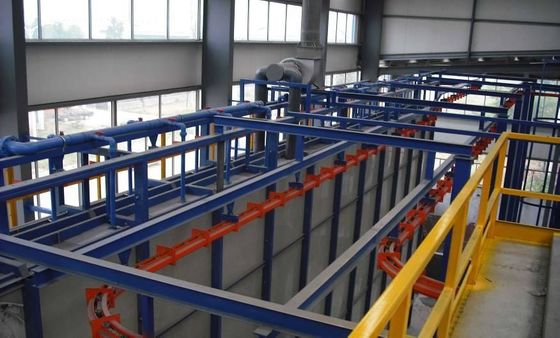 गुणवत्ता  Horizontal Automatic Powder Coating Line Equipment 380V Spraying फैक्टरी