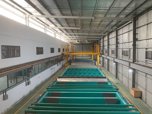 गुणवत्ता 900T/माह इंजीनियर एनोडाइजिंग लाइन प्रक्रिया स्वचालित संचालन मोड फैक्टरी