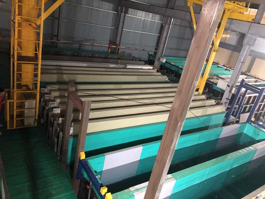 अच्छा दाम 1500T / M एनोडाइजिंग उत्पादन लाइन बुद्धिमान इन्वेंट्री नियंत्रण के साथ ऑनलाइन