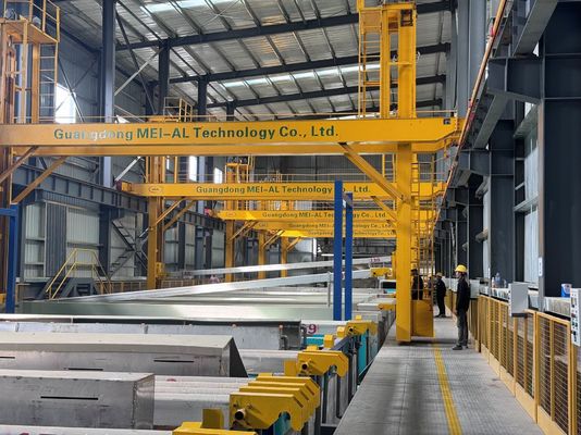 अच्छा दाम 12000T/वर्ष की क्षमता वाली स्वचालित एल्यूमीनियम सौर प्रोफाइल सतह उपचार एनोडाइजिंग लाइन ऑनलाइन