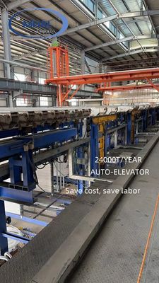 अच्छा दाम एनोडाइजिंग लाइन 24000T / वर्ष क्षमता 7.2 मीटर एल्यूमीनियम प्रोफाइल सतह उपचार एनोडाइजिंग लाइन ऑनलाइन