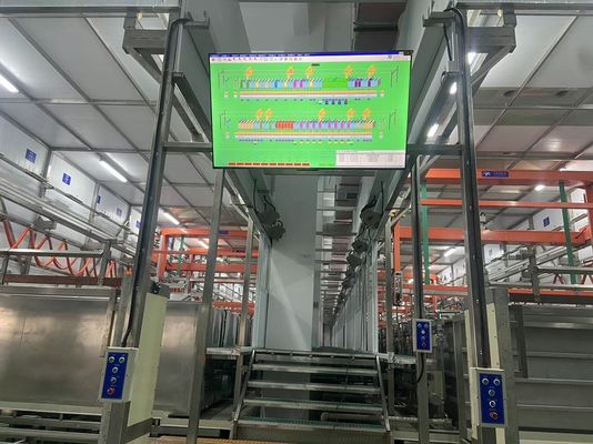 अच्छा दाम 3000T/M वर्टिकल एनोडाइजिंग लाइन टाइप II सल्फ्यूरिक एसिड एनोडाइजिंग और आउटडोर टेंट फ्रेम के लिए इलेक्ट्रोफोरेटिक कोटिंग के साथ ऑनलाइन