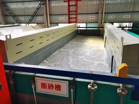 3000T/महीना पावर एनोडाइजिंग उत्पादन लाइन प्रक्रिया क्षैतिज यू मोड