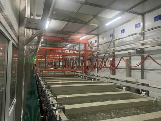 2000T/माह मैनुअल एनोडाइजिंग उपकरण AC220V - 50Hz नियंत्रण शक्ति