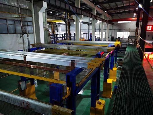 ऑटो एनोडाइजिंग उत्पादन लाइन उपचार प्रक्रिया 650T/माह आउटपुट