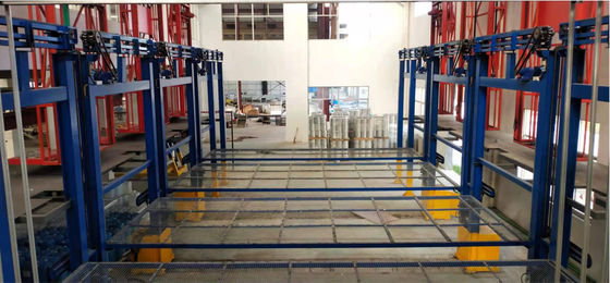 पावर स्वचालित एनोडाइजिंग लाइन प्रक्रिया क्षैतिज एनोडाइजिंग लाइन