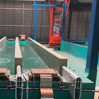 अच्छी कीमत 3000T / M अर्ध-स्वचालित एनोडाइजिंग उत्पादन लाइन 8-12μm ऑनलाइन