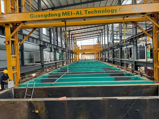 सटीक एनोडाइजिंग प्रक्रिया के लिए अनुकूलन योग्य 3HP-380V/50HZ एनोडाइजिंग लाइन