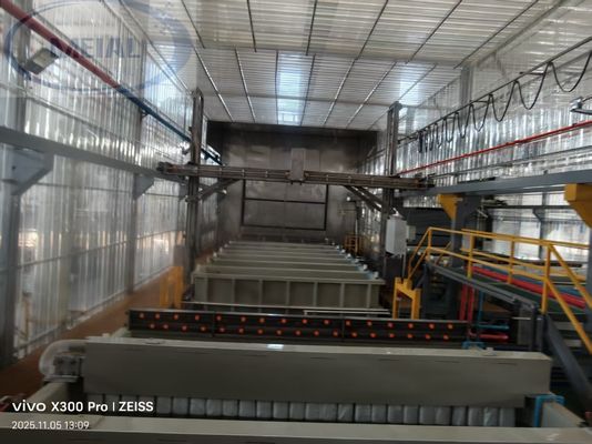 अच्छी कीमत प्राकृतिक गैस शक्ति के साथ उच्च अंत दरवाजे और खिड़की प्रोफाइल के लिए 500T / M अनुकूलित एनोडाइजिंग उत्पादन लाइन ऑनलाइन