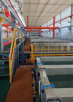 अच्छा दाम 150 टी/एम क्षमता एल्यूमीनियम एनोडाइजिंग लाइन 8-12μm फिल्म मोटाई और 6500 मिमी अधिकतम प्रोफाइल लंबाई के साथ ऑनलाइन