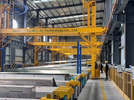 अच्छा दाम 2000T/M ग्रीन कुशल अनुकूलन योग्य सोलर फ्रेम के लिए एल्यूमीनियम एनोडाइजिंग उत्पादन लाइन ऑनलाइन