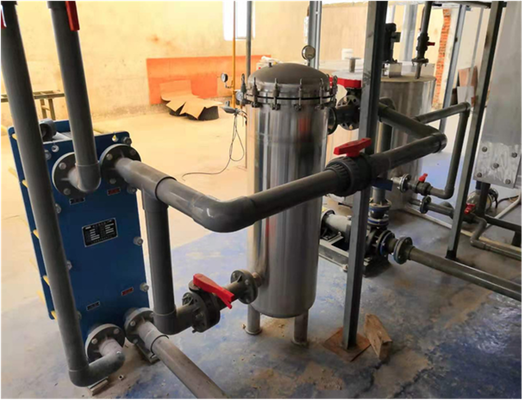 अच्छा दाम एनोडाइजिंग लाइनों के लिए 60m3/h प्रवाह दर और 5-10 µm निस्पंदन सटीकता वाली औद्योगिक SS316L स्टेनलेस स्टील निस्पंदन इकाई ऑनलाइन