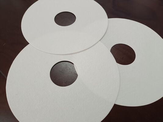 अच्छा दाम Acid-Resistant Stack Filter Ring Filter Paper with Center Hole for Anodizing Tank Customizable Outer Diameter ऑनलाइन